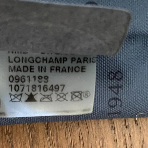 Longchamp Gray Croc-Embossed Shoulder Bag - Picture 9 of 16